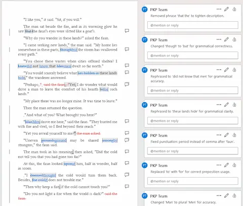 Editing proof sample 1